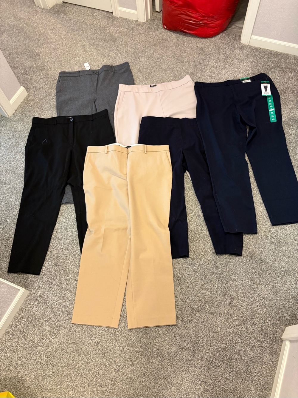 LOFT Womens Pants in Navy, Black, Gray, Cream, Beige. Some NWT